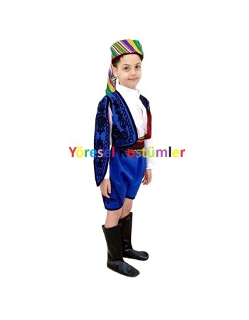 Aydın Yöresel Çocuk Zeybek Yörük Kostümü